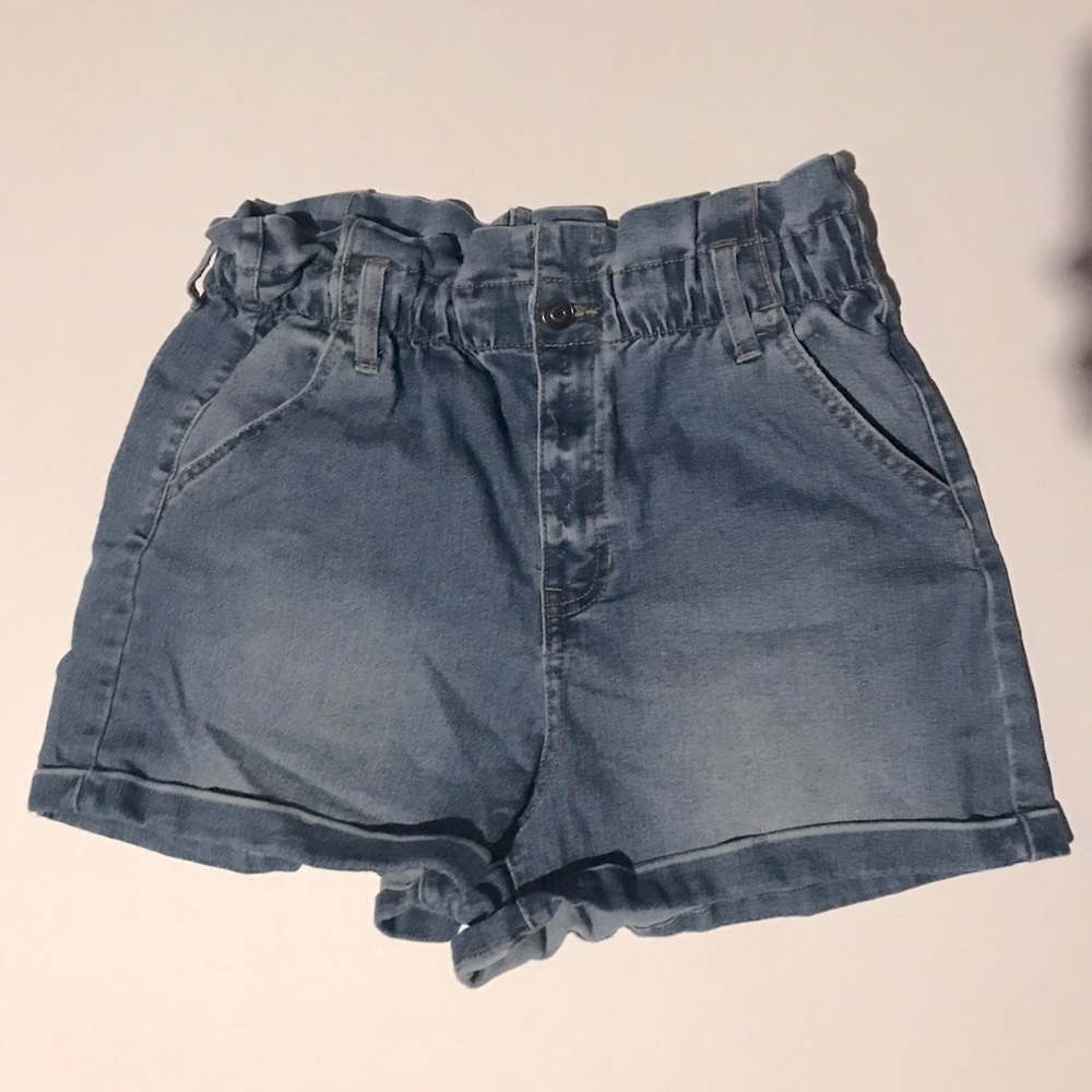 No Boundaries Casual Faded Jean Shorts